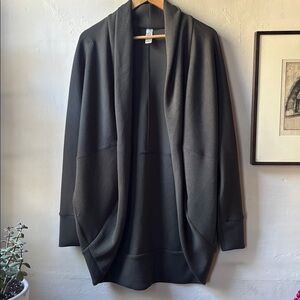 SPANX Green Open Front Cardigan